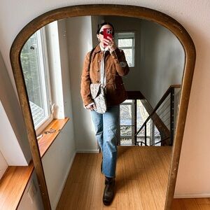 L.l Bean Washable 100% Suede Jacket Women’s S